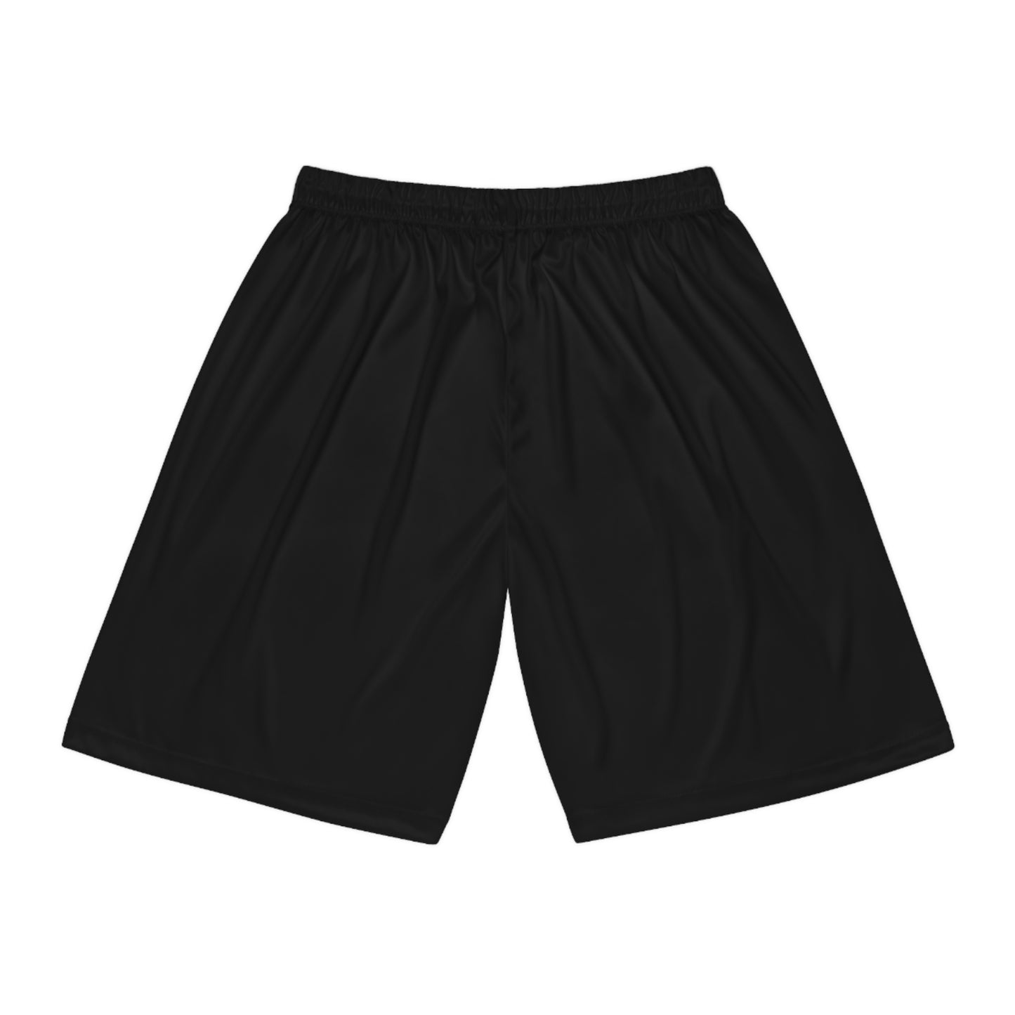 “Limitless” Basketball Shorts (AOP): Black