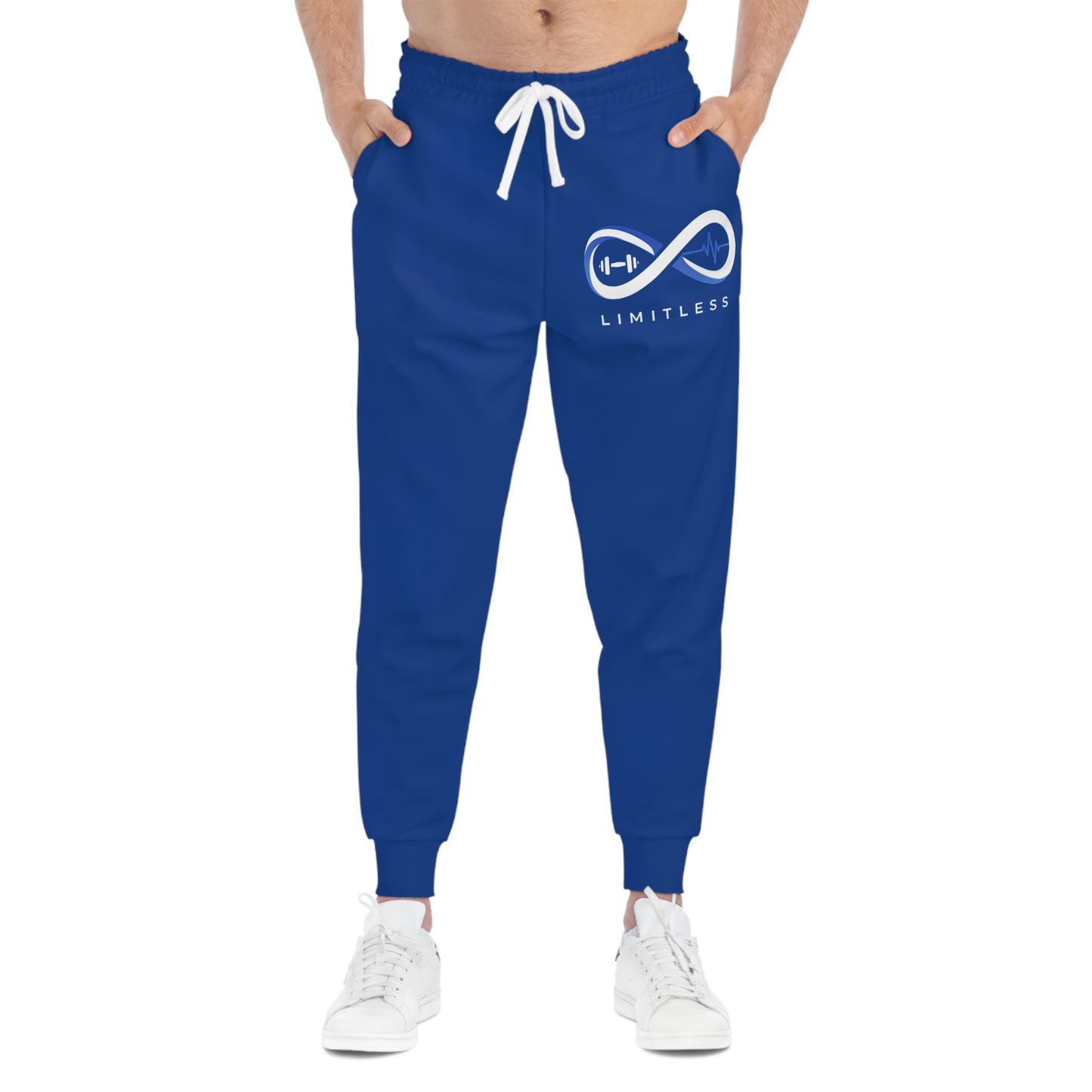 “Limitless” Athletic Joggers (AOP): Dark Blue