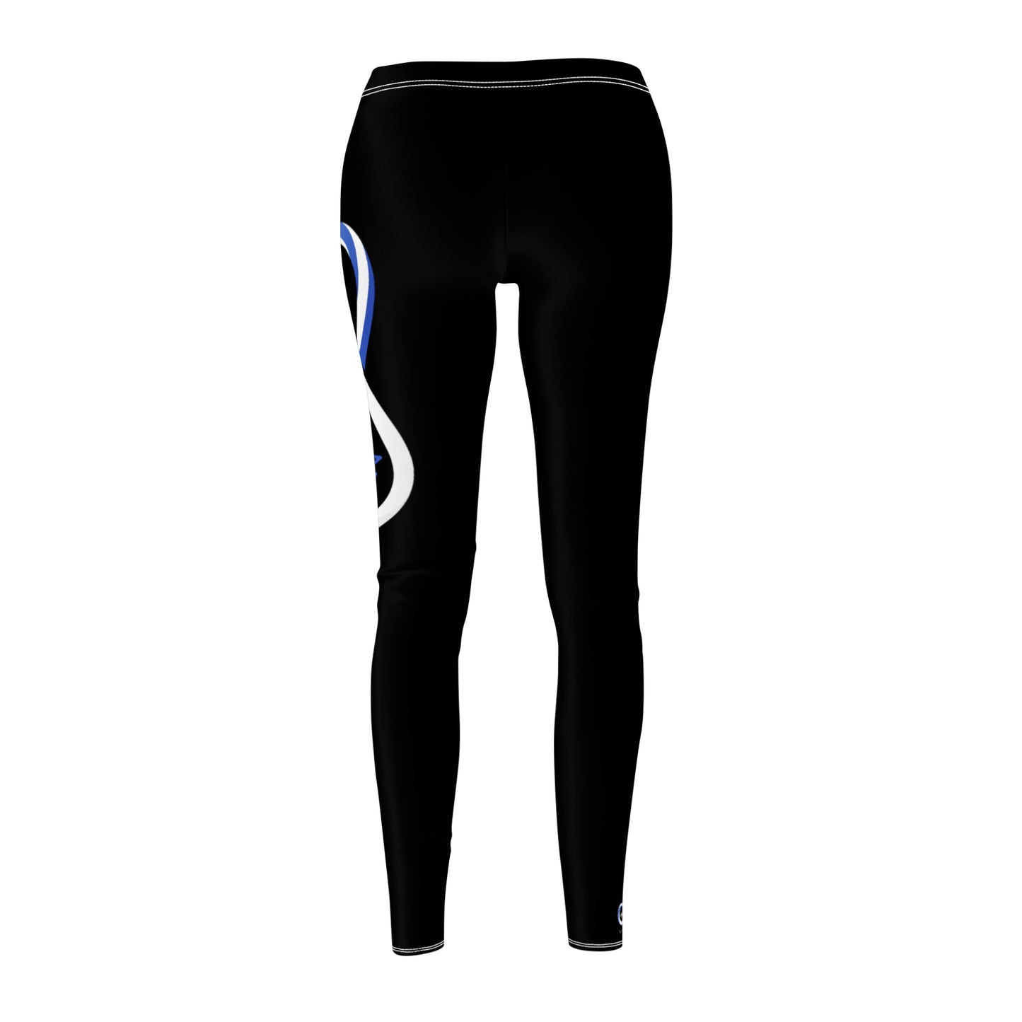 “Limitless” Casual Leggings (AOP): Black