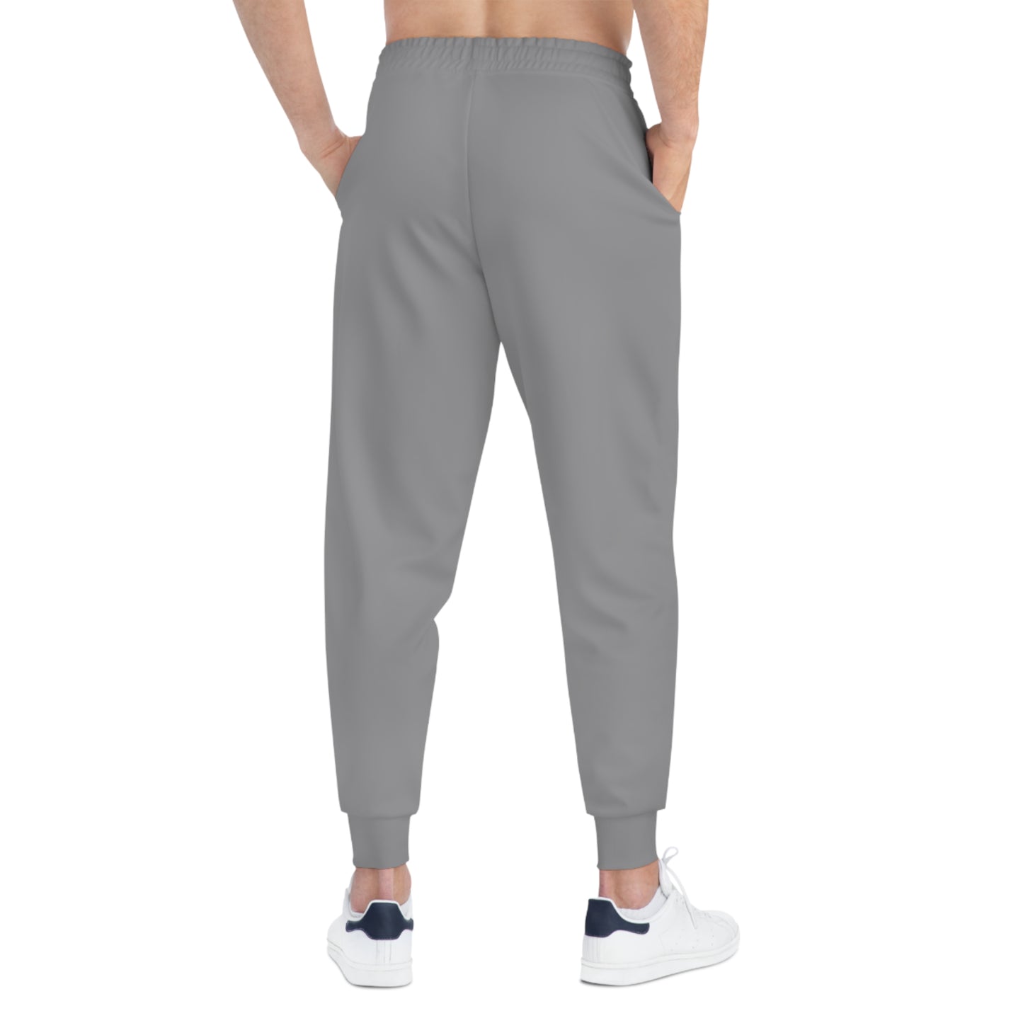 “Limitless” Athletic Joggers (AOP): Light Grey
