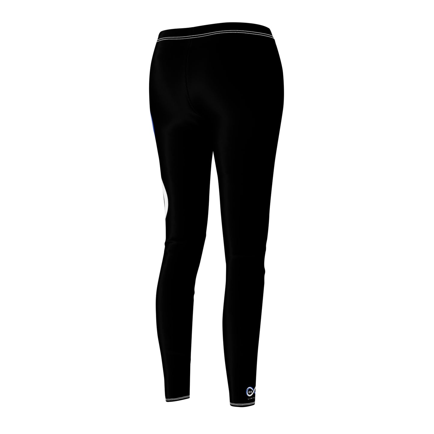 “Limitless” Casual Leggings (AOP): Black