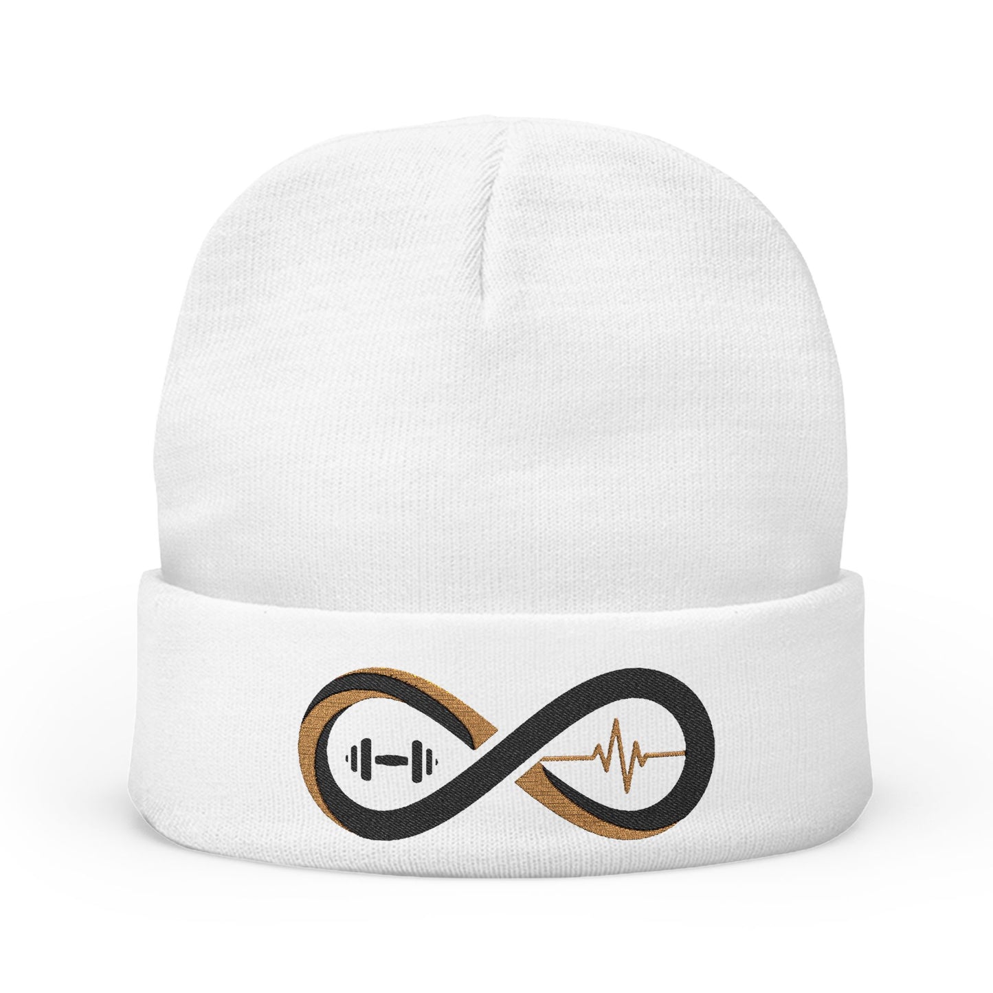 “Limitless” Knit Beanie (Embroidery)