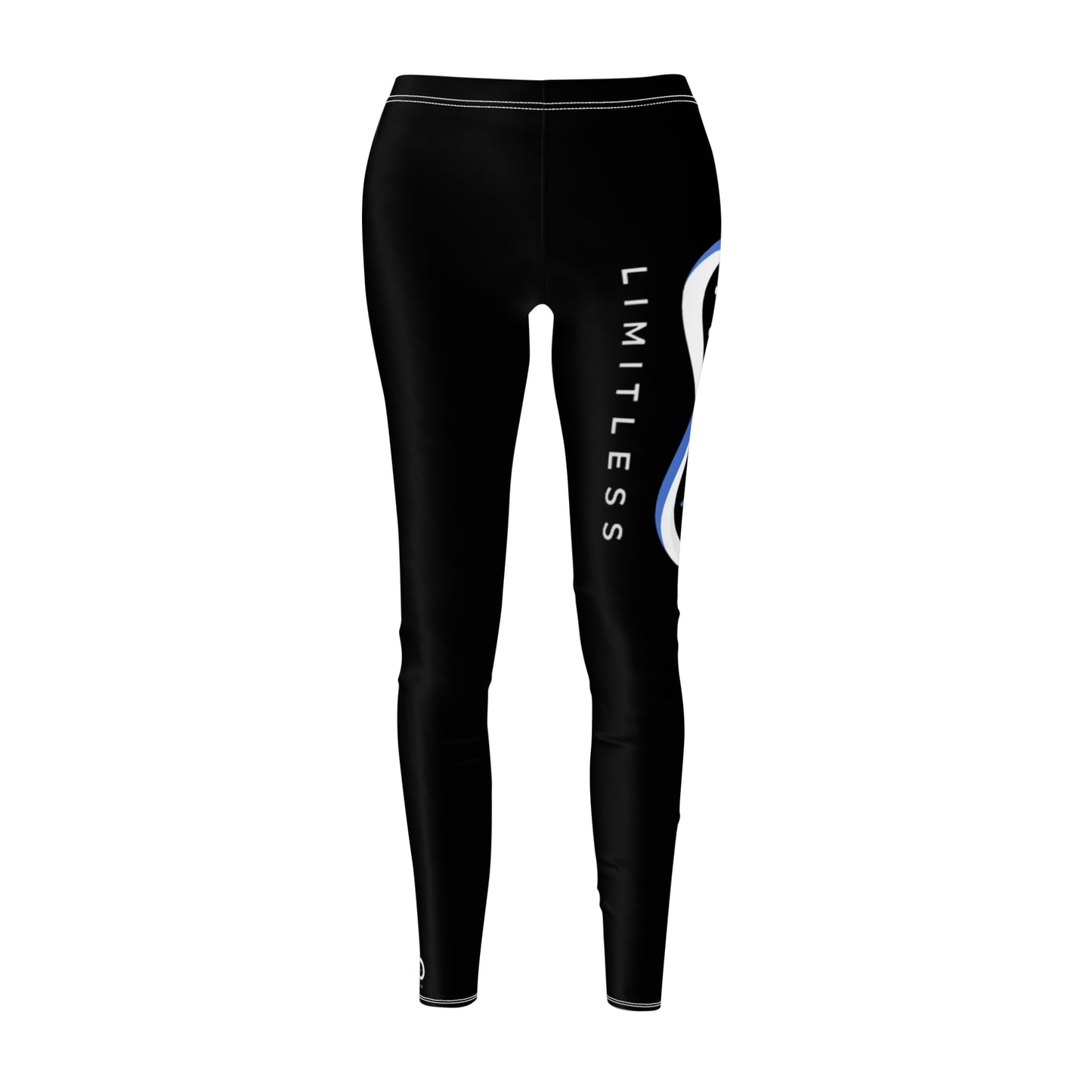 “Limitless” Casual Leggings (AOP): Black