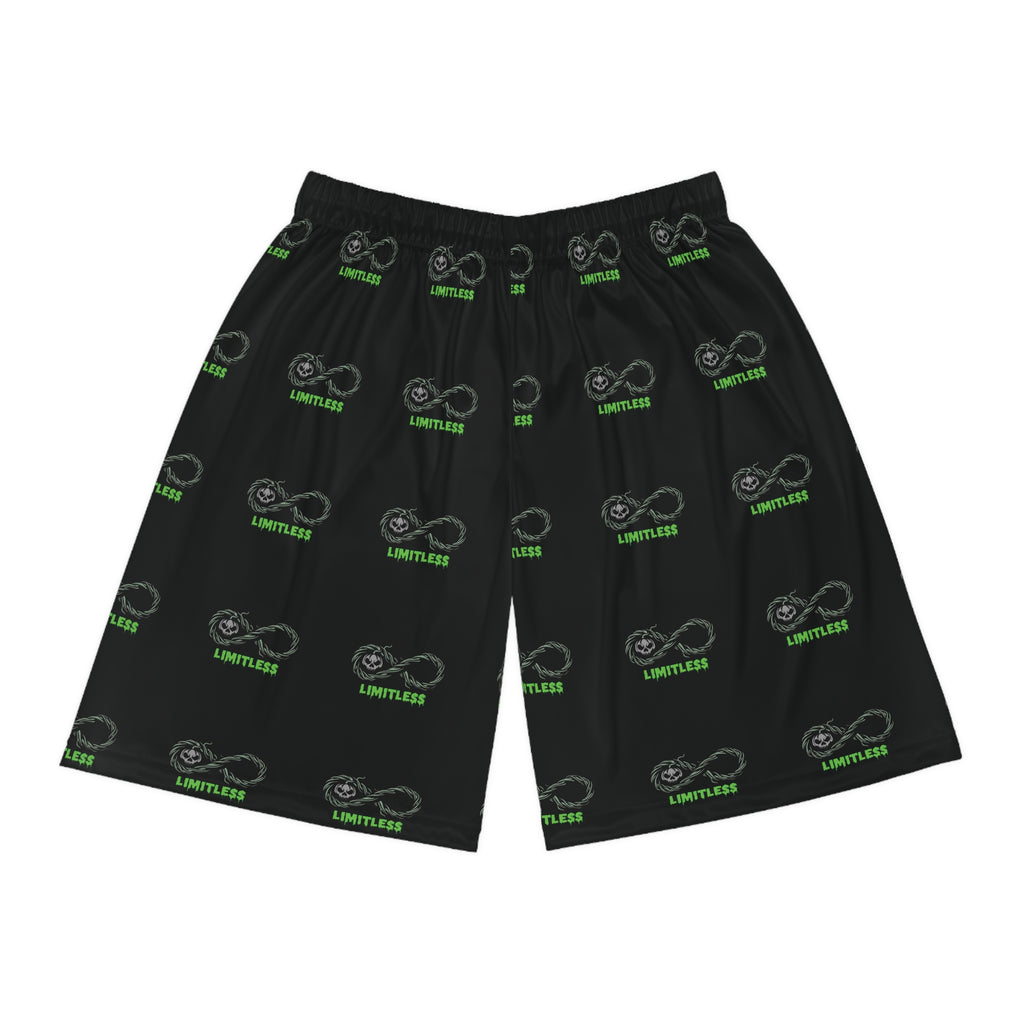 “Limitless” Halloween Basketball Shorts (Black)