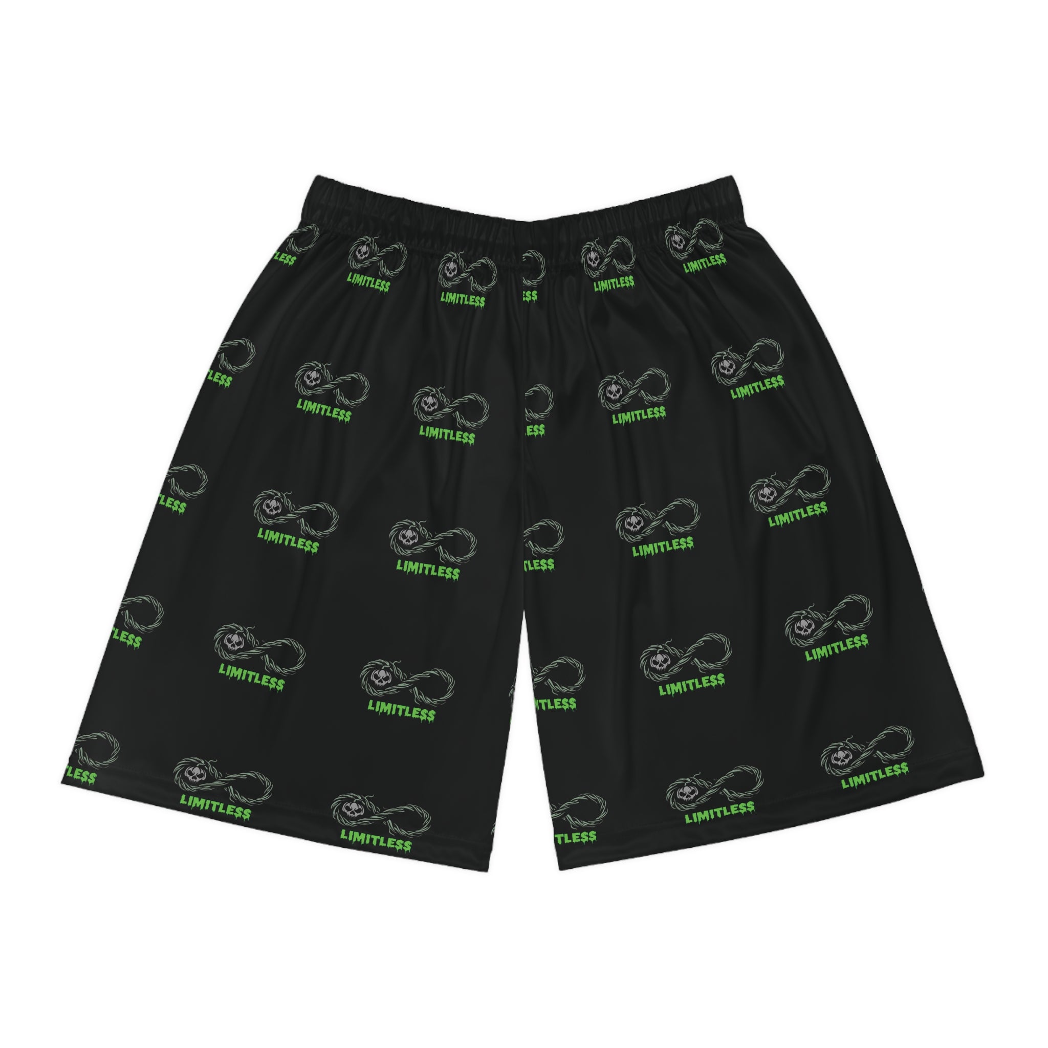 “Limitless” Halloween Basketball Shorts (Black)