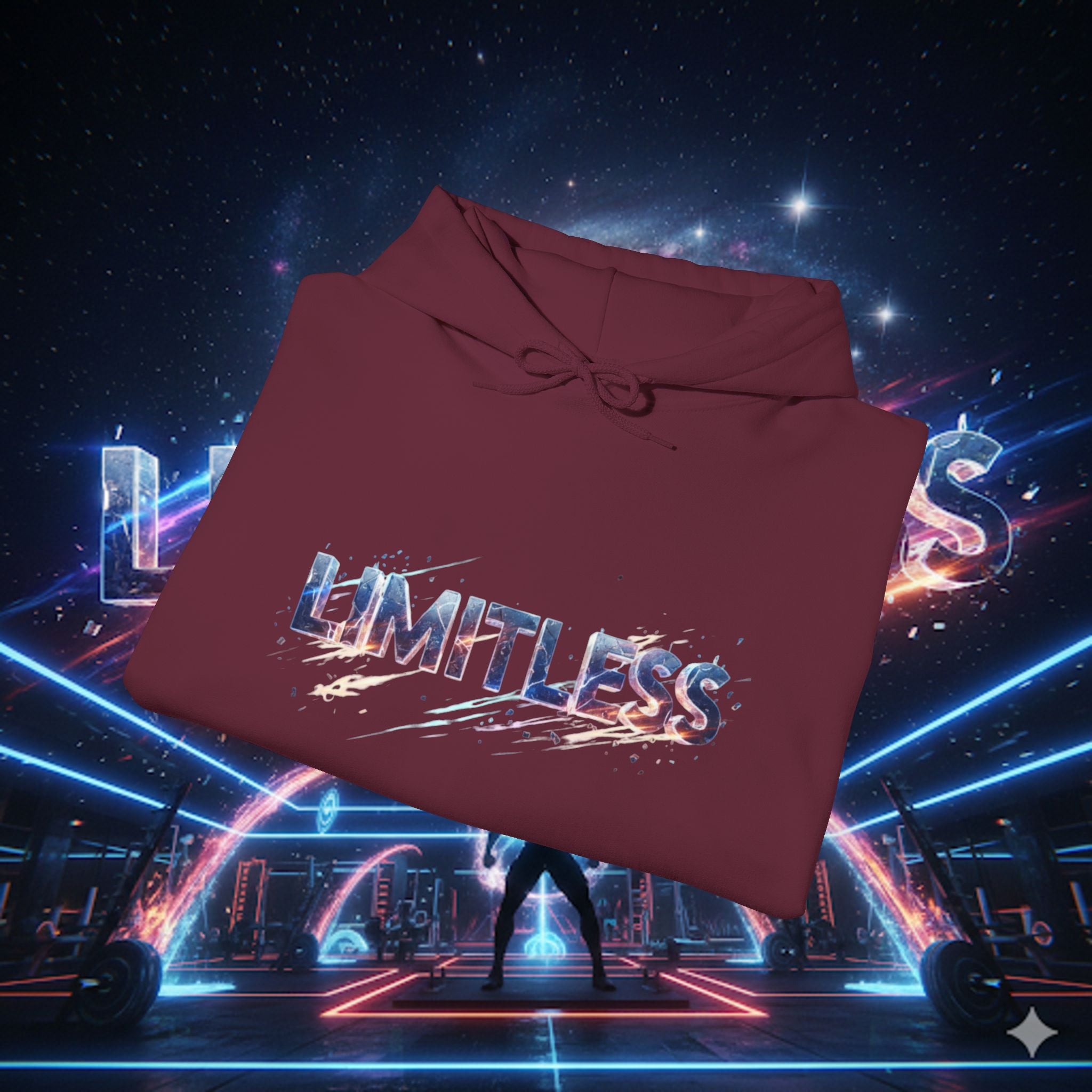 “Limitless” Unisex Hooded Sweatshirt