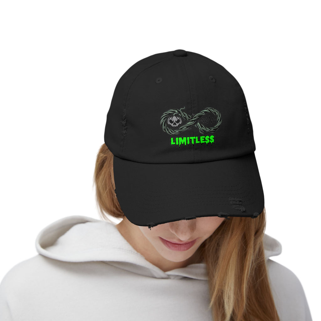 “Limitless” Halloween Unisex Distressed Cap