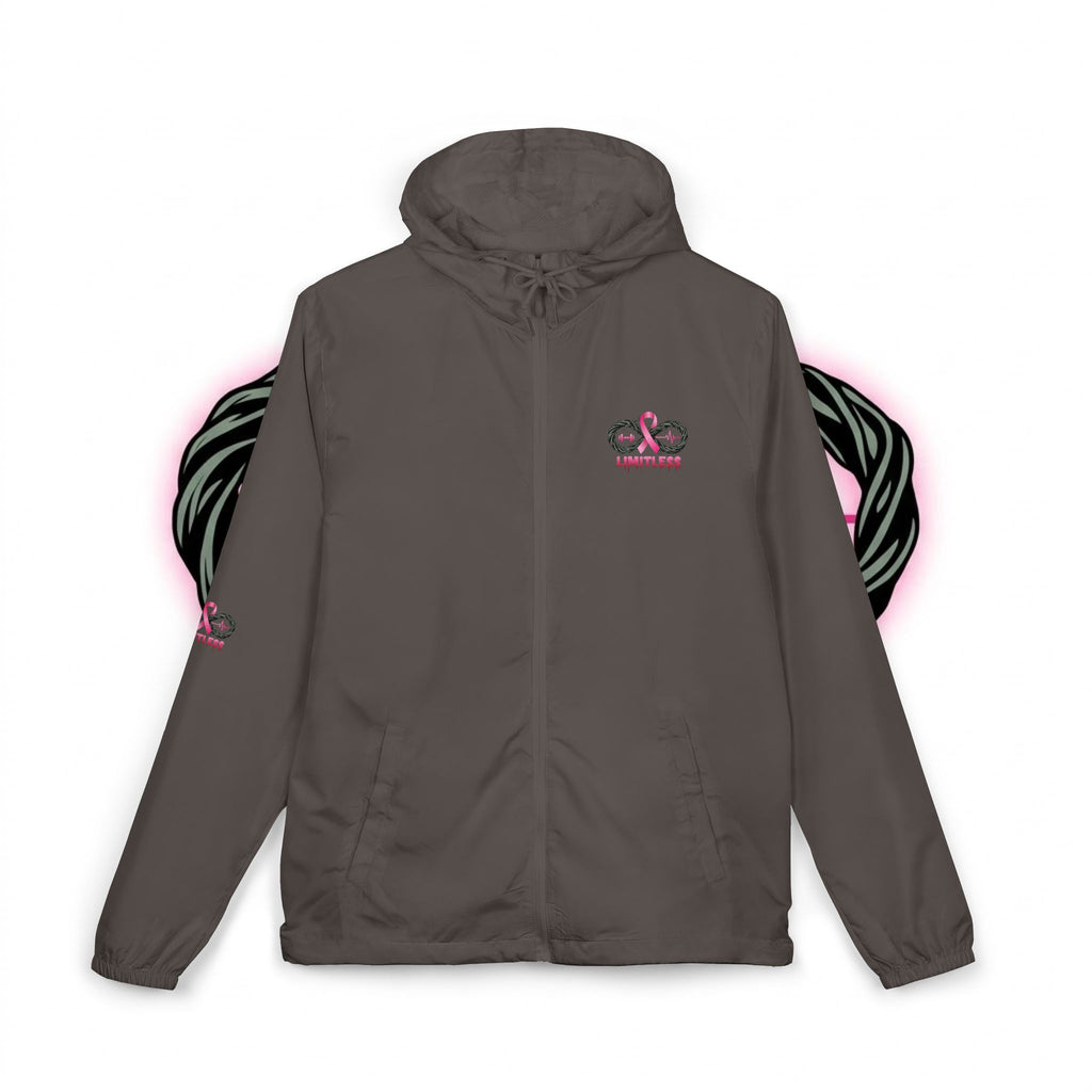 “Limitless” Breast Cancerween Unisex Windbreaker