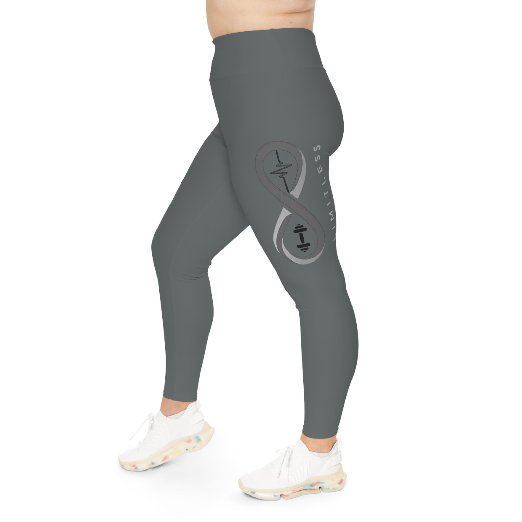 “Limitless” More to Love Leggings (Grey)