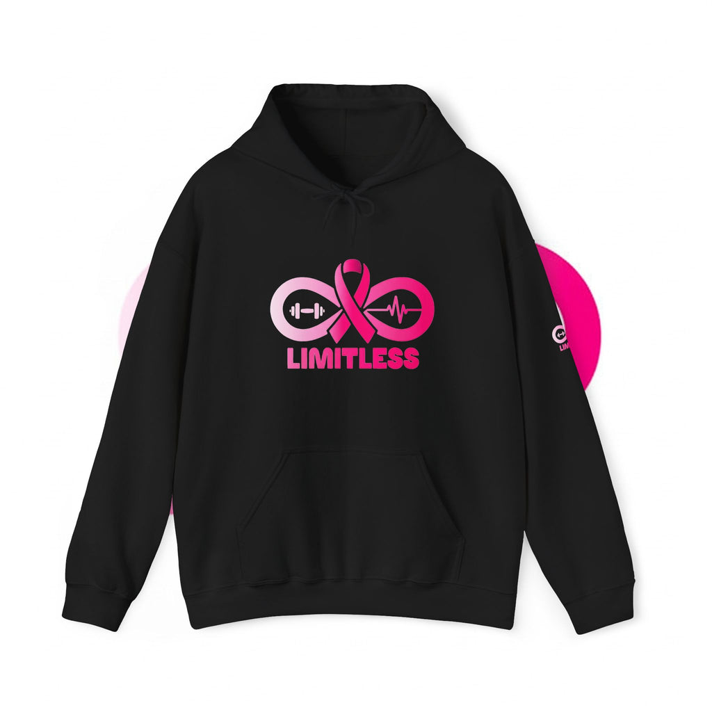 “Limitless” Breast Cancer Awareness Unisex Hooded Sweatshirt