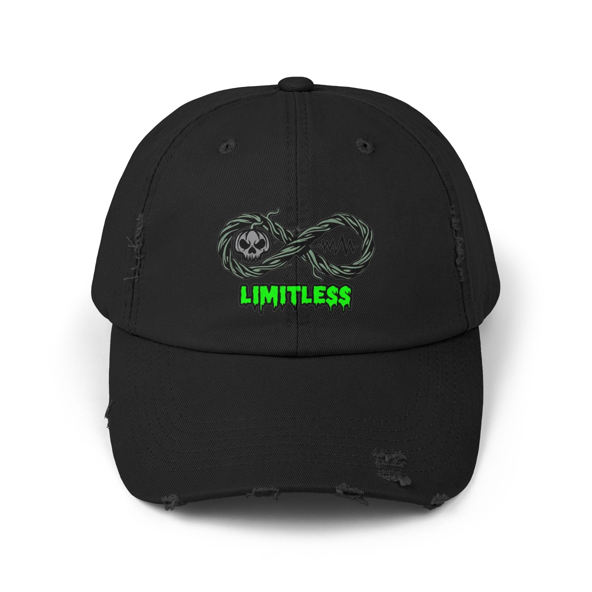 “Limitless” Halloween Unisex Distressed Cap
