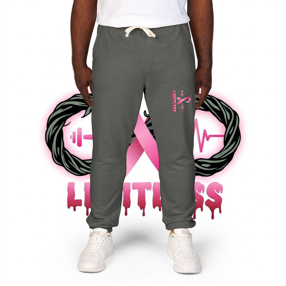“Limitless” Breast Cancerween Joggers