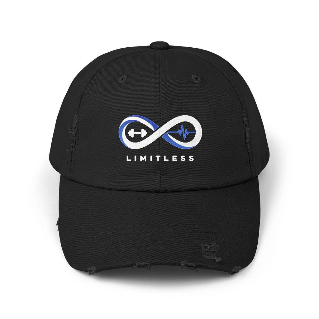 “Limitless” Unisex Distressed Cap