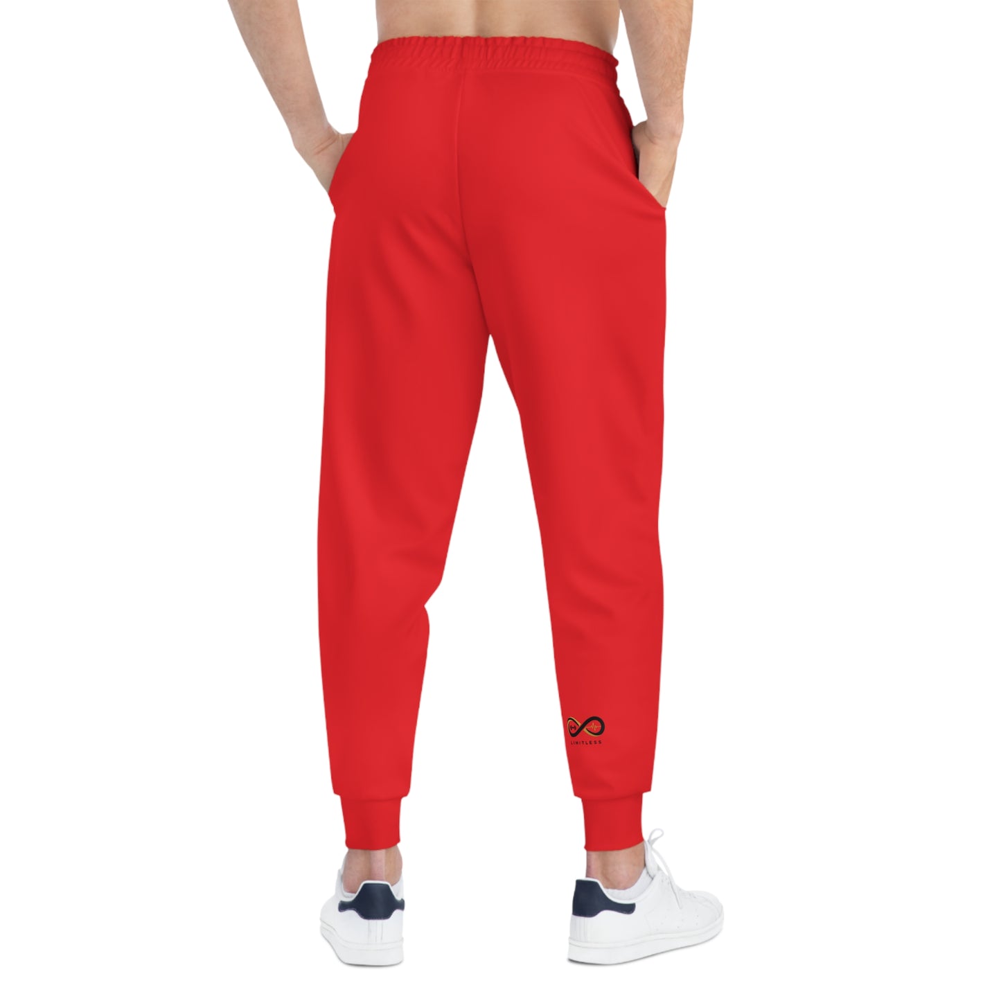 “Limitless” Athletic Joggers (AOP): Red