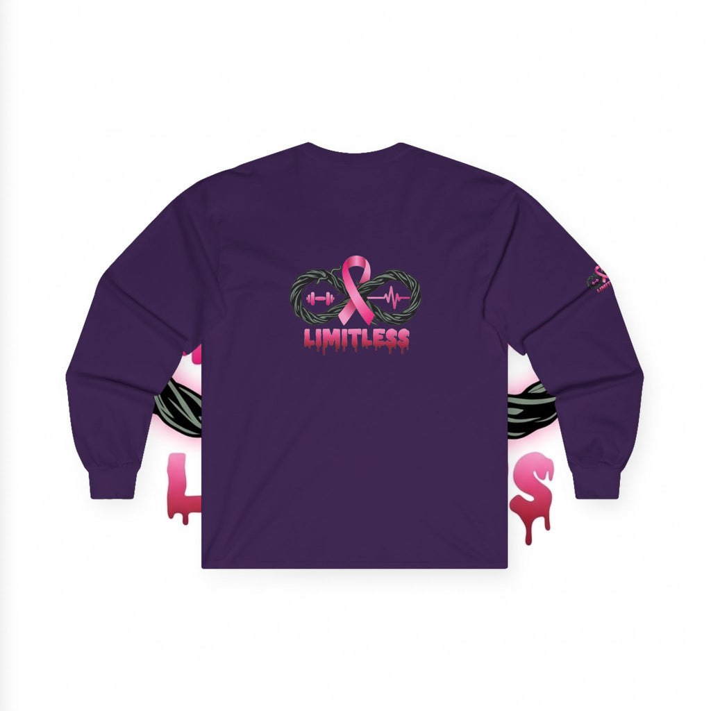 “Limitless” Breast Cancerween Long Sleeve Tee
