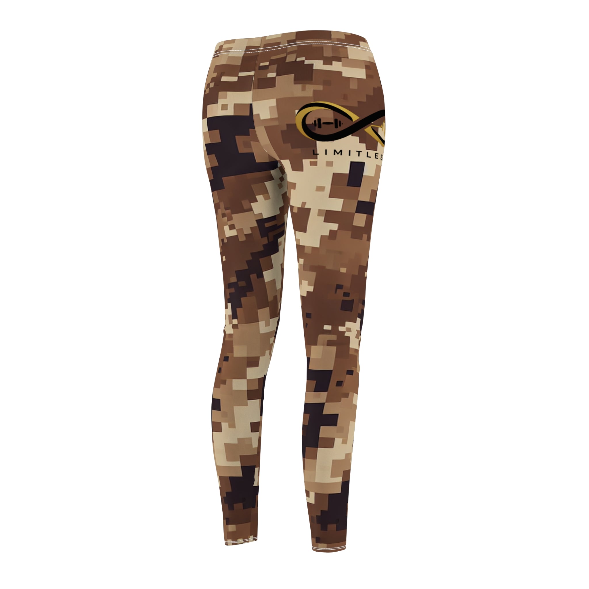 “Limitless” Camo Women's Leggings (Brown)