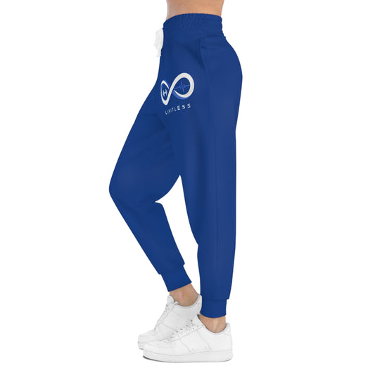 “Limitless” Athletic Joggers (AOP): Dark Blue