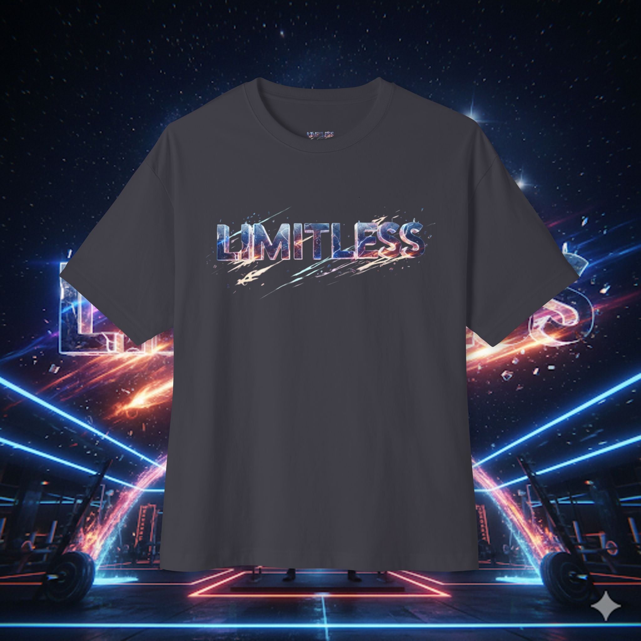 “Limitless” Unisex Oversized Boxy Tee