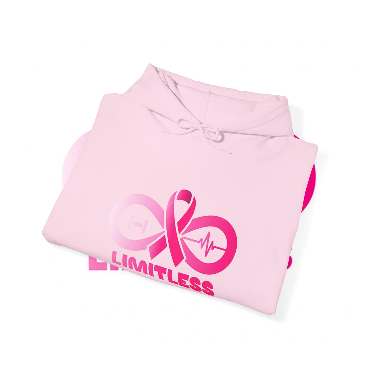“Limitless” Breast Cancer Awareness Unisex Hooded Sweatshirt
