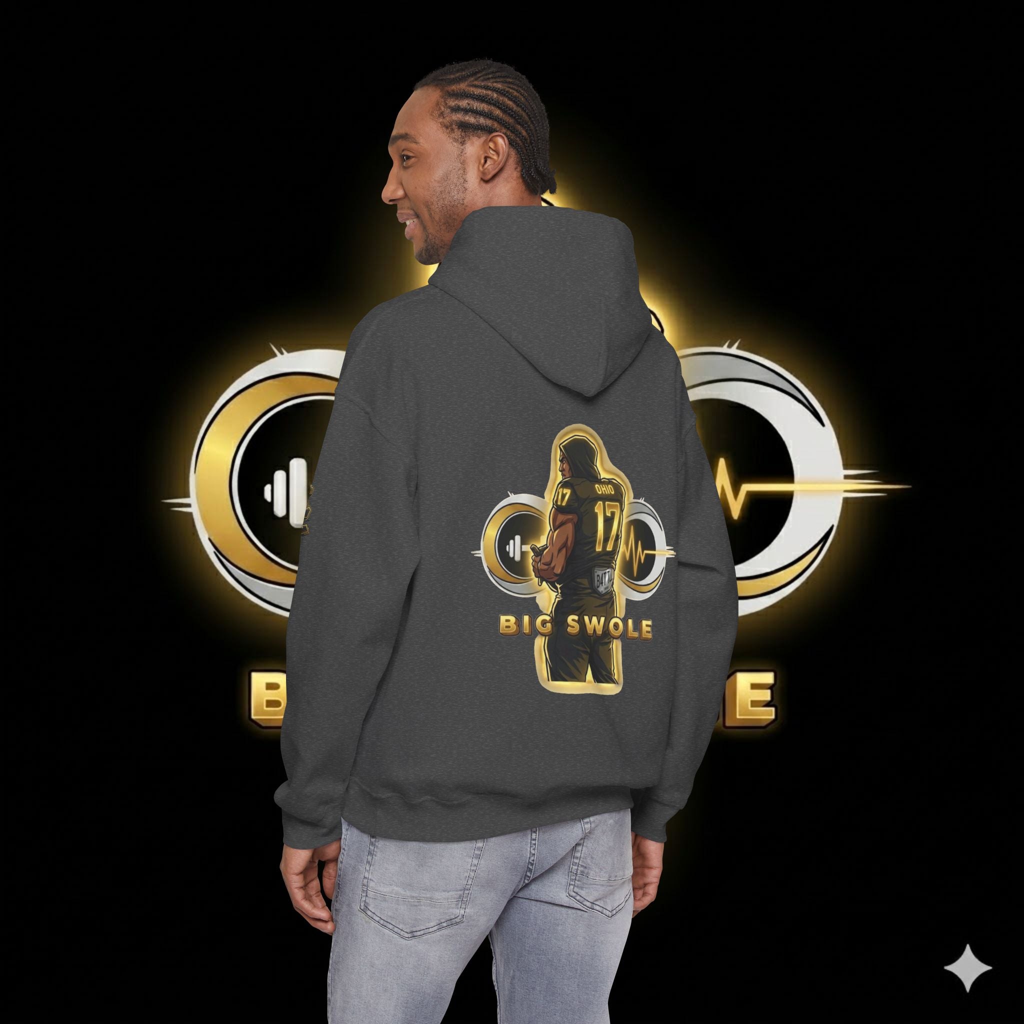 “Big Swole” Unisex Hooded Sweatshirt