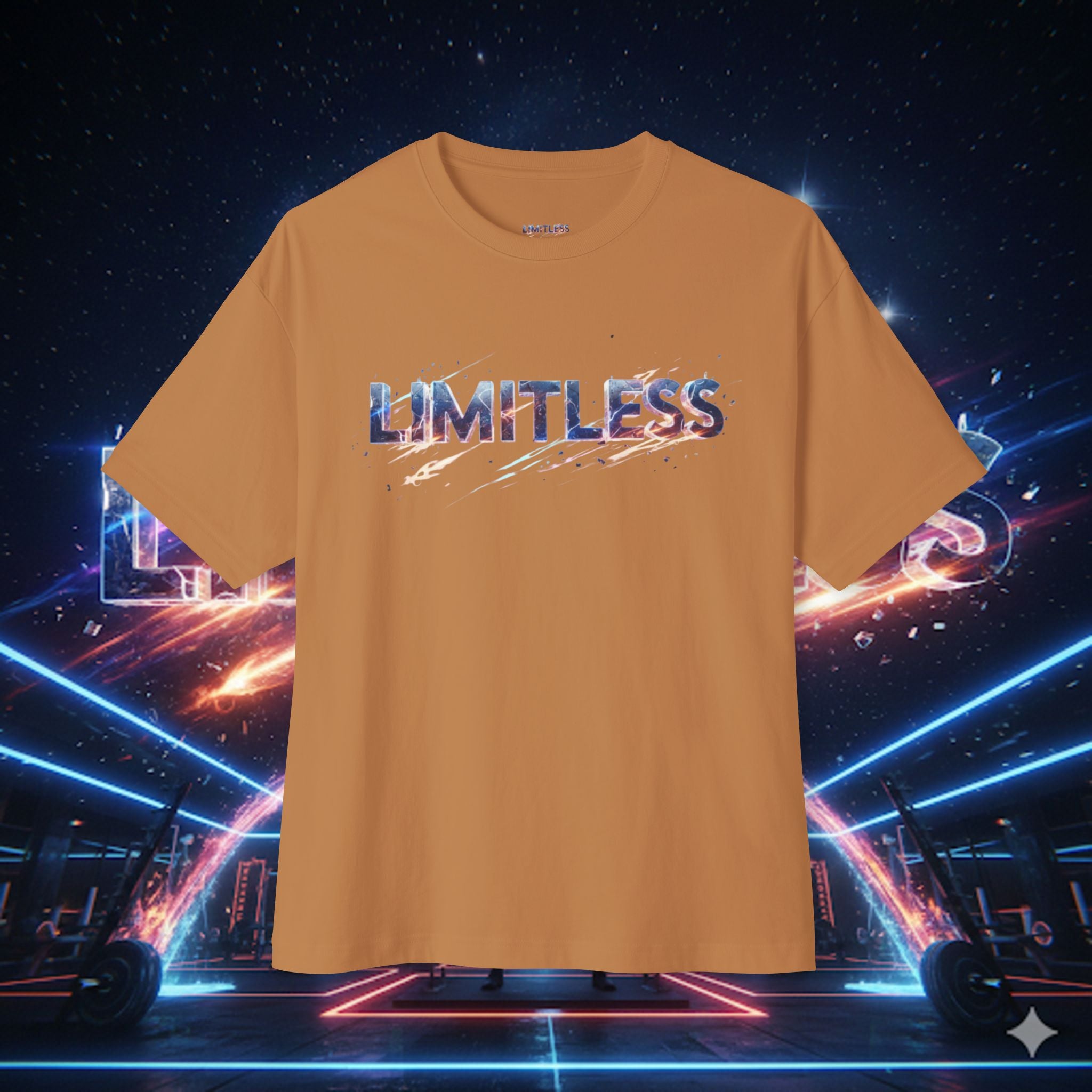 “Limitless” Unisex Oversized Boxy Tee