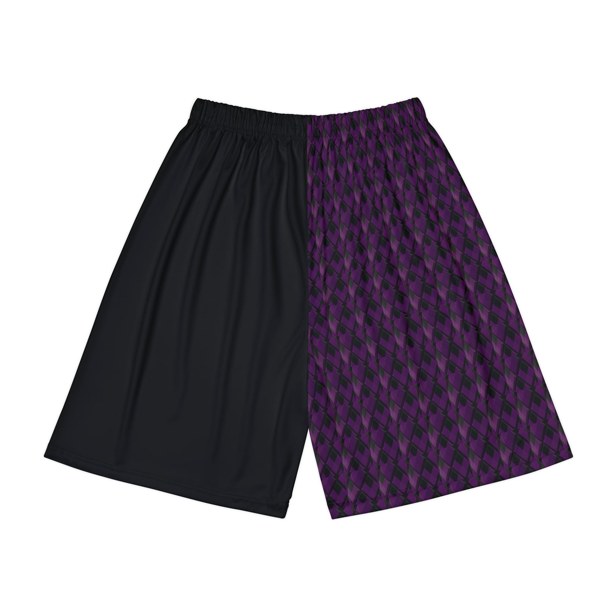 “Limitless” 50/50 Basketball Shorts (Purple)