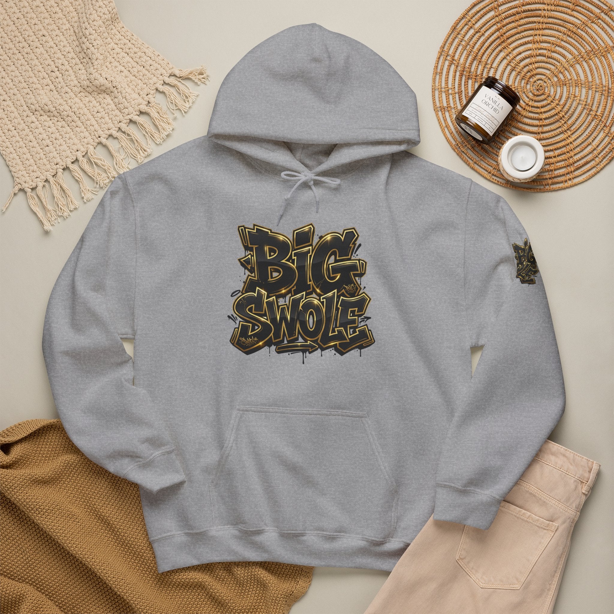 “Big Swole” Unisex Hooded Sweatshirt