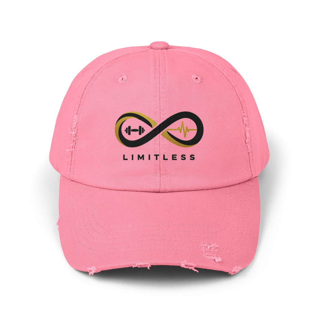 “Limitless” Unisex Distressed Cap