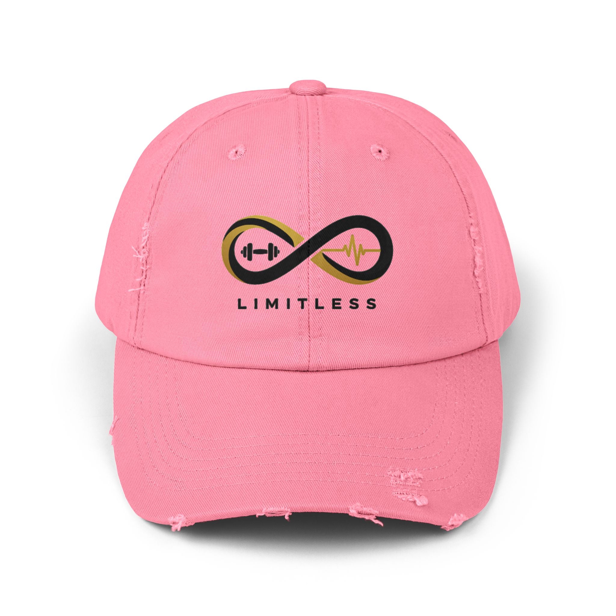 “Limitless” Unisex Distressed Cap