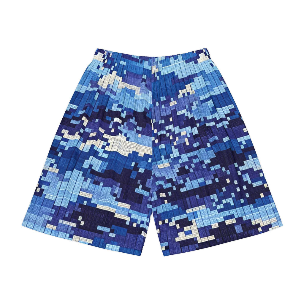 “Limitless” Camo Basketball Shorts (Blue)
