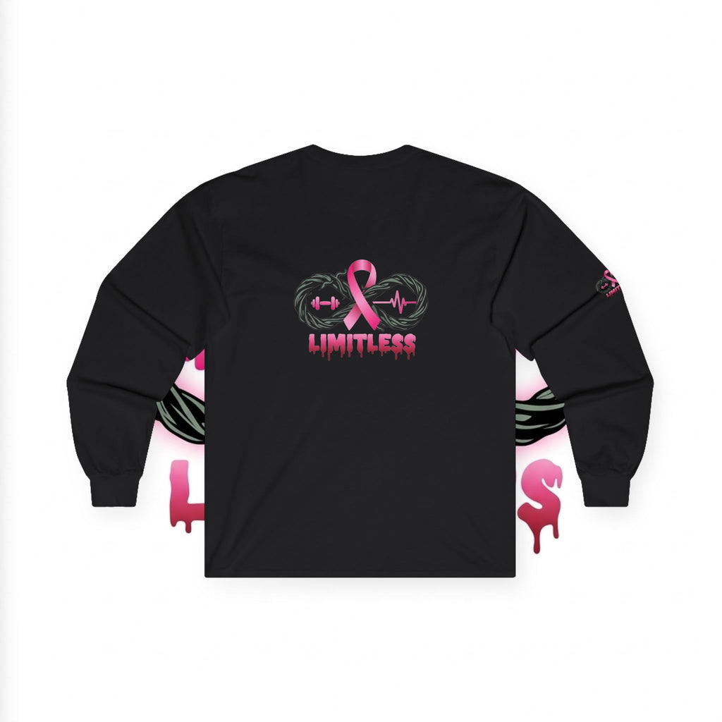 “Limitless” Breast Cancerween Long Sleeve Tee