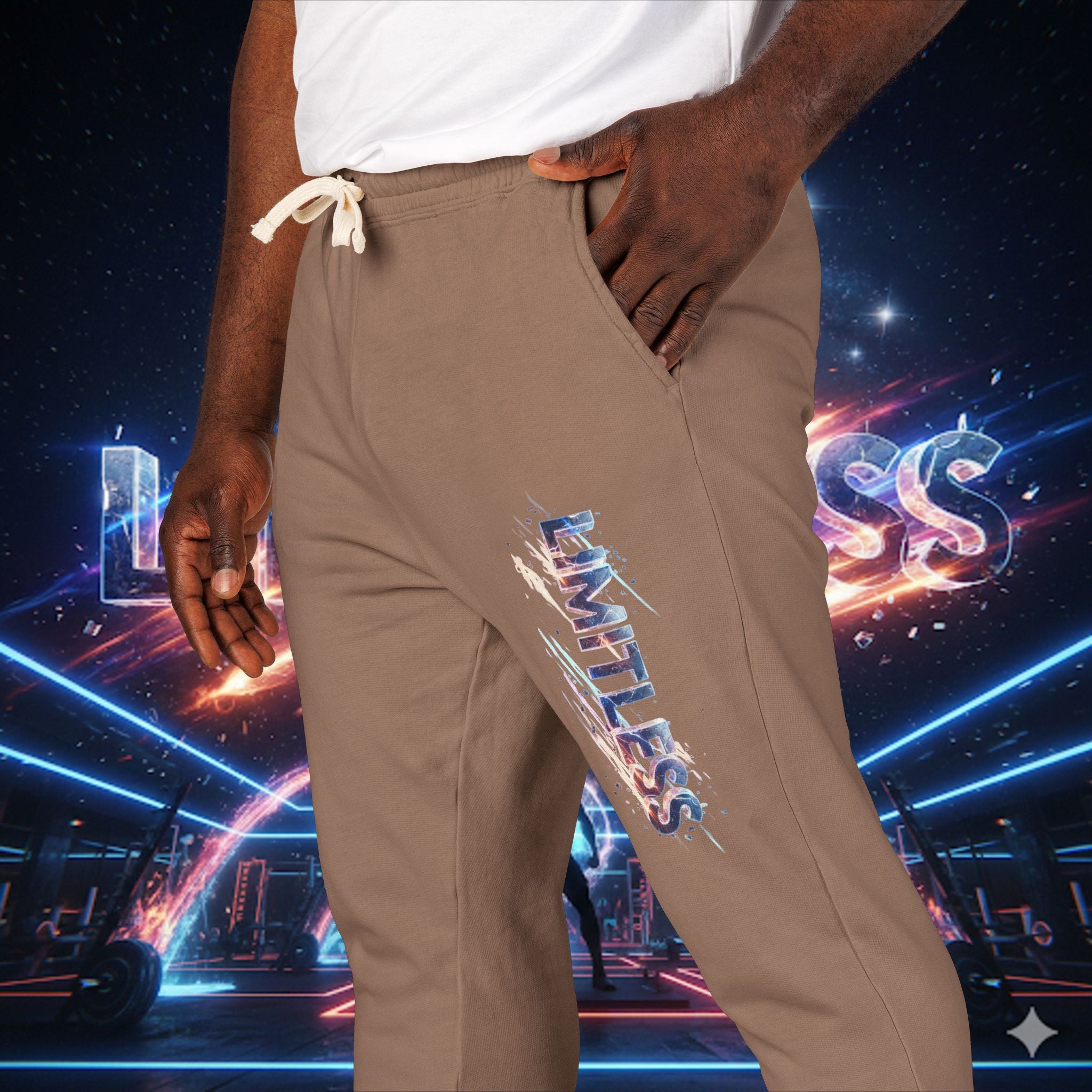 “Limitless” Unisex Fleece Sweatpants