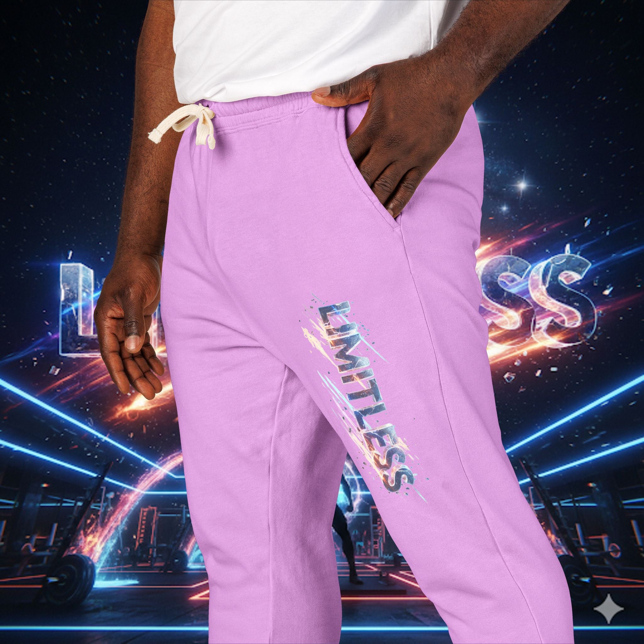 “Limitless” Unisex Fleece Sweatpants