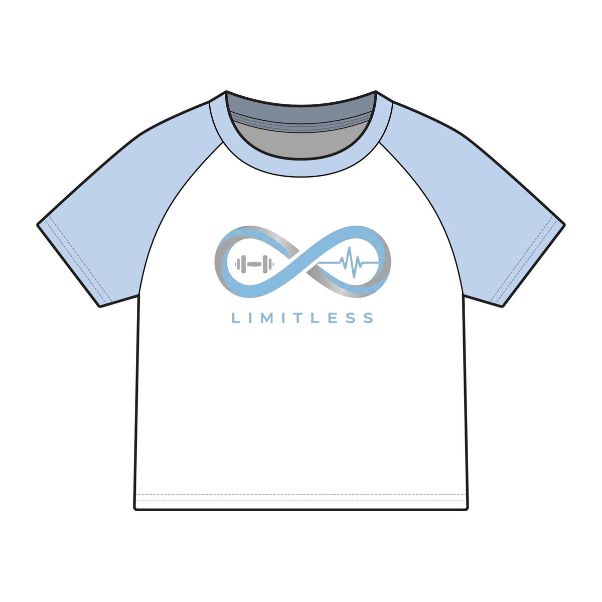 “Limitless” Women's Micro Rib Raglan Baby Tee