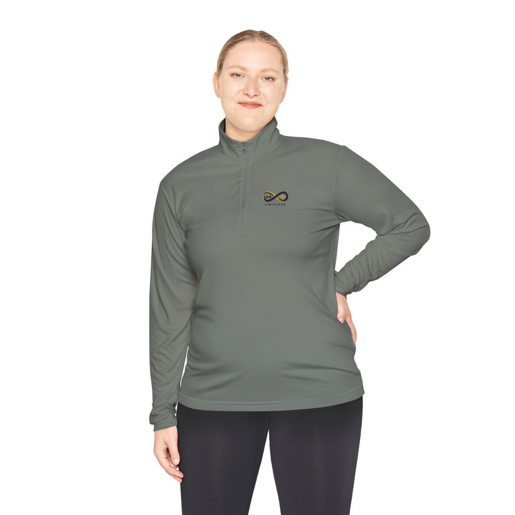 “Limitless” Unisex Quarter-Zip Pullover