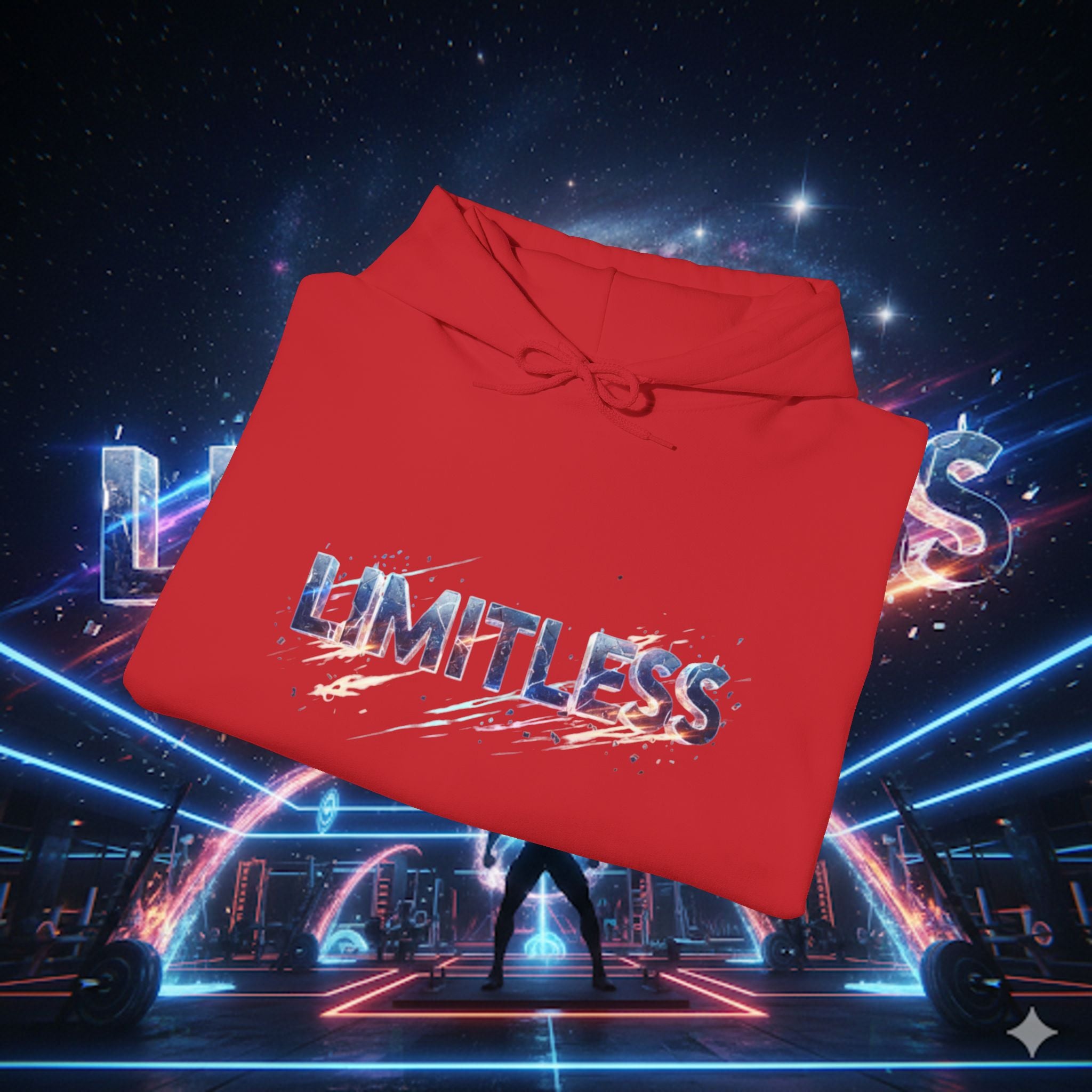 “Limitless” Unisex Hooded Sweatshirt