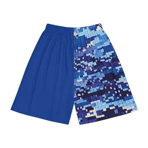 “Limitless” 50/50 Basketball Shorts (Blue)