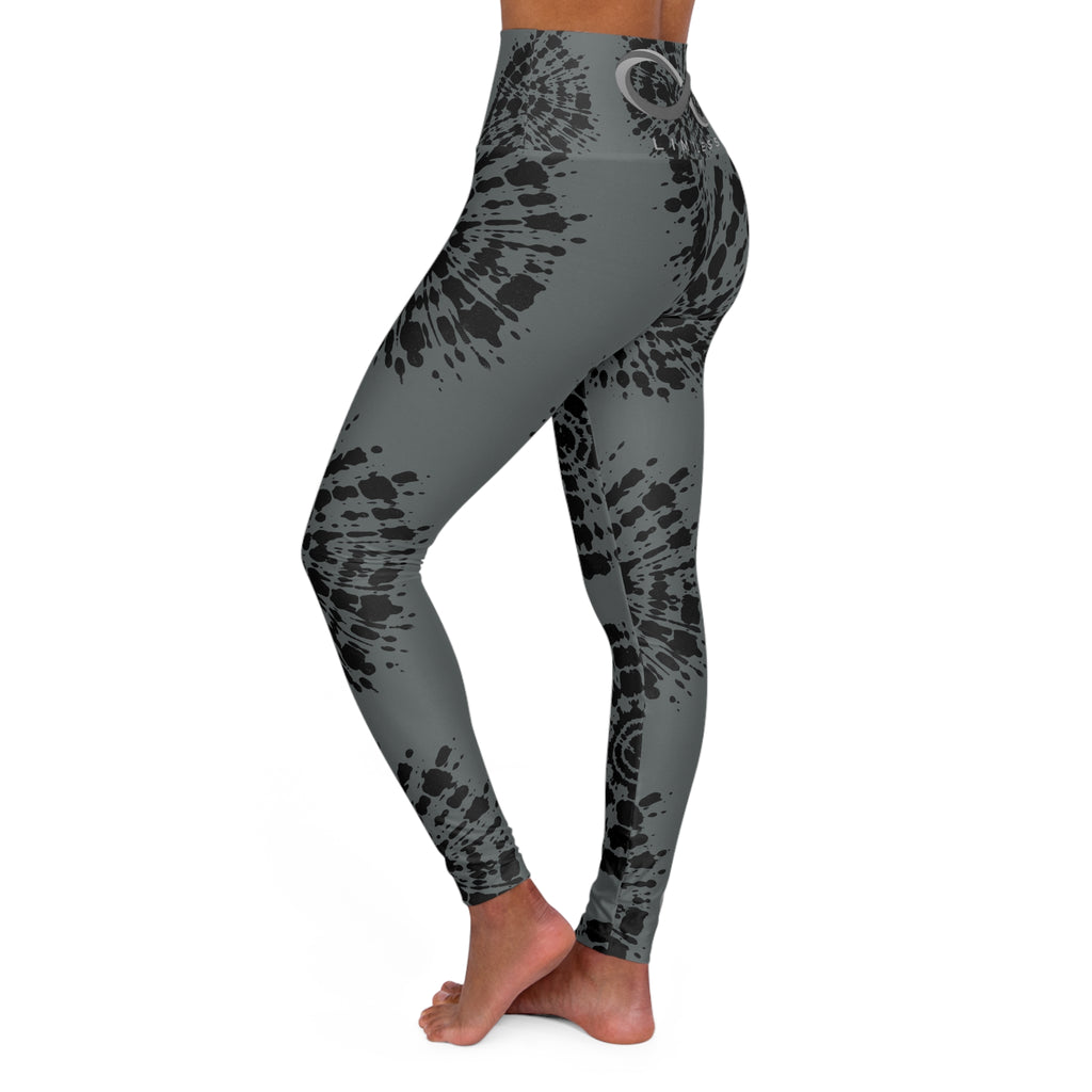 “Limitless” High Waisted Leggings (Gray Tie Dye)
