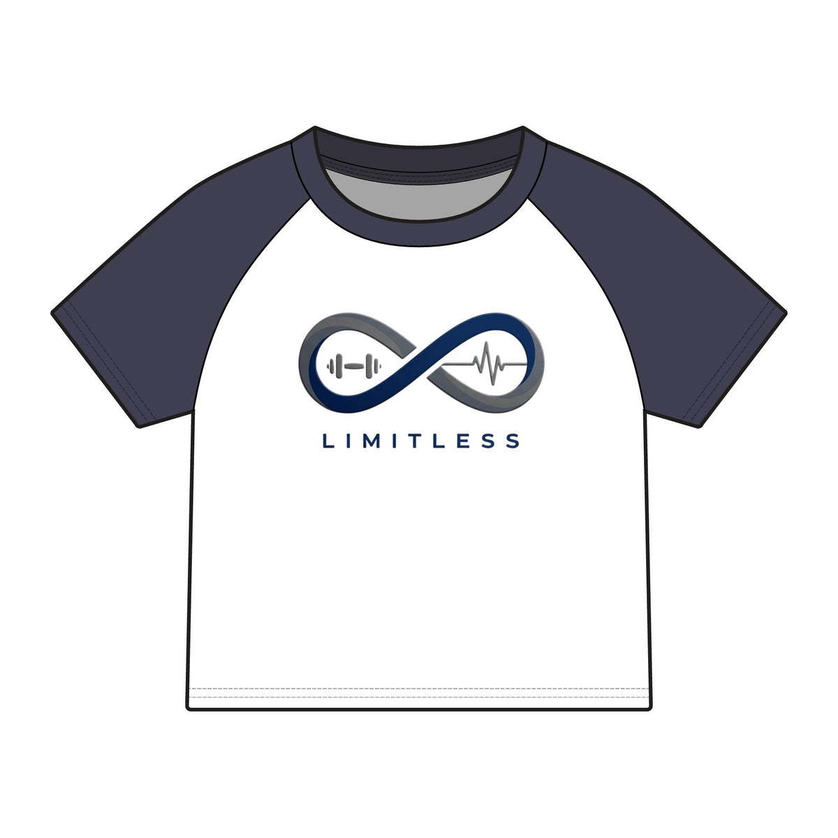 “Limitless” Women's Micro Rib Raglan Baby Tee