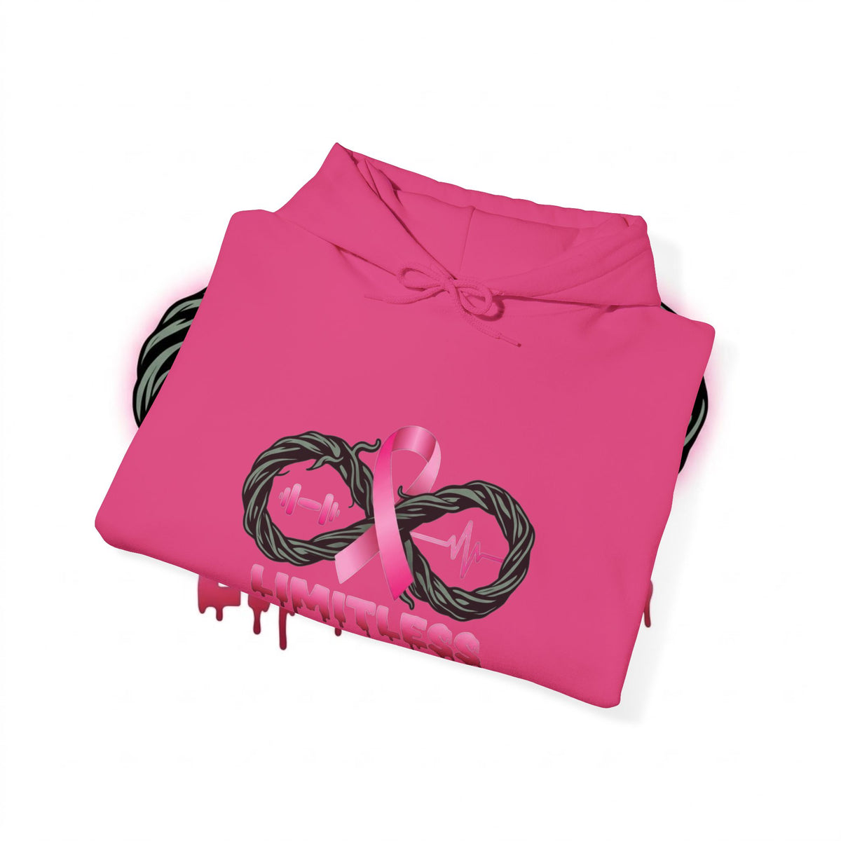 “Limitless” Breast Cancerween Unisex Hooded Sweatshirt