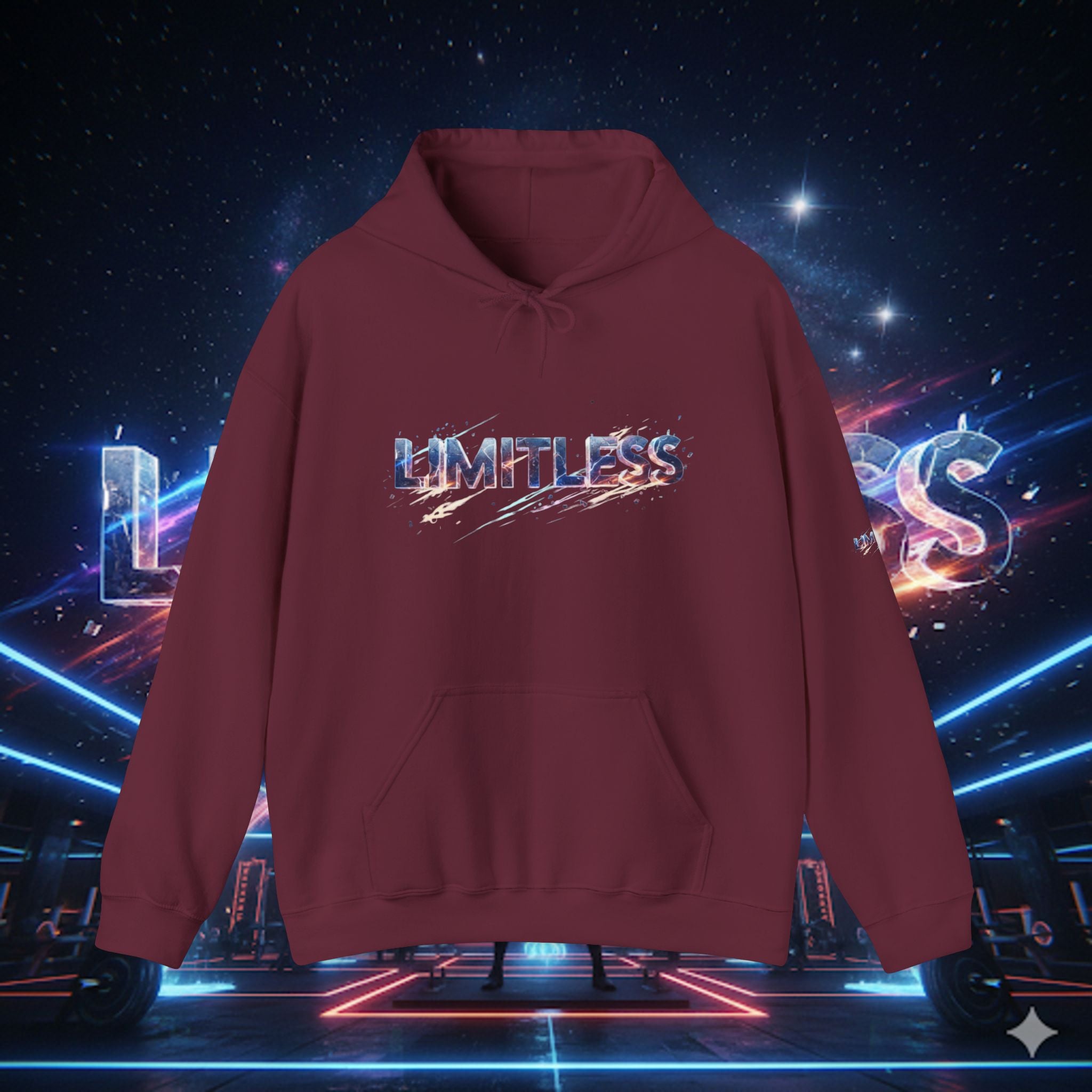 “Limitless” Unisex Hooded Sweatshirt