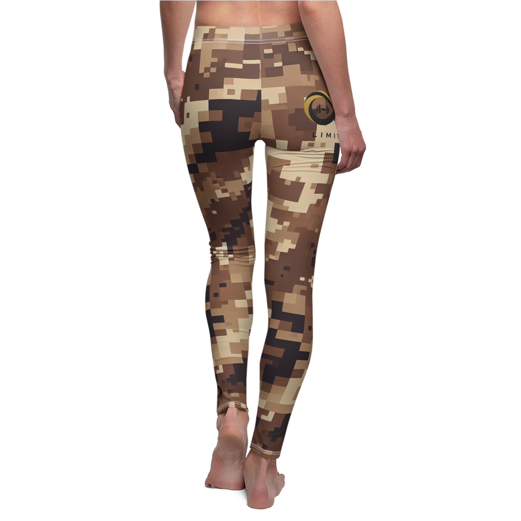 “Limitless” Camo Women's Leggings (Brown)