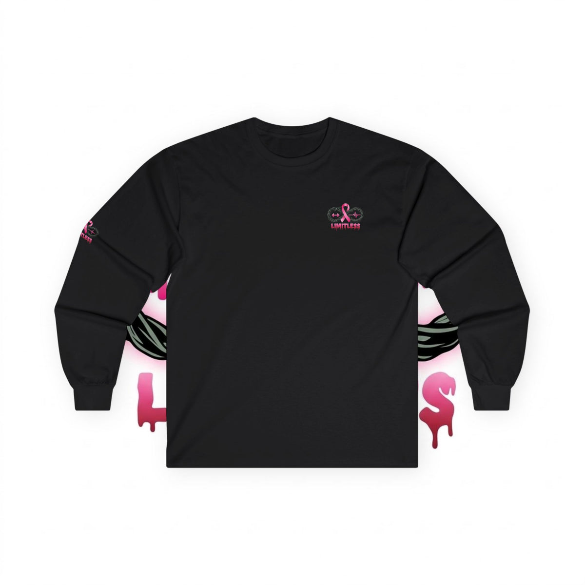 “Limitless” Breast Cancerween Long Sleeve Tee
