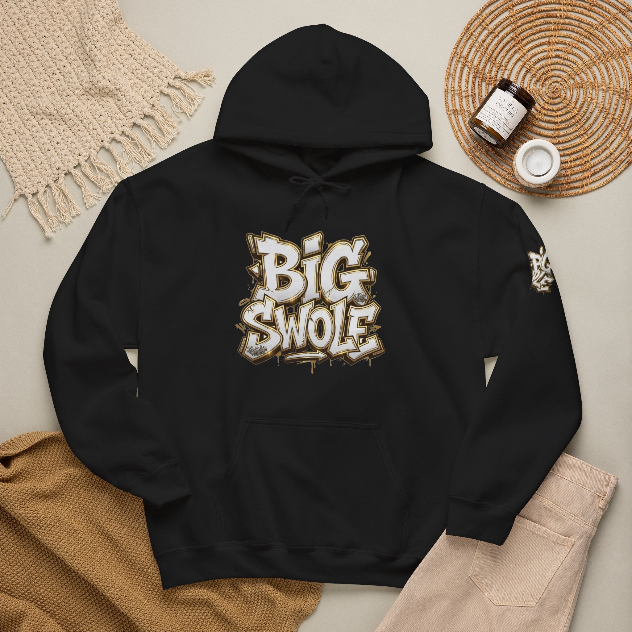 “Big Swole” Unisex Hooded Sweatshirt
