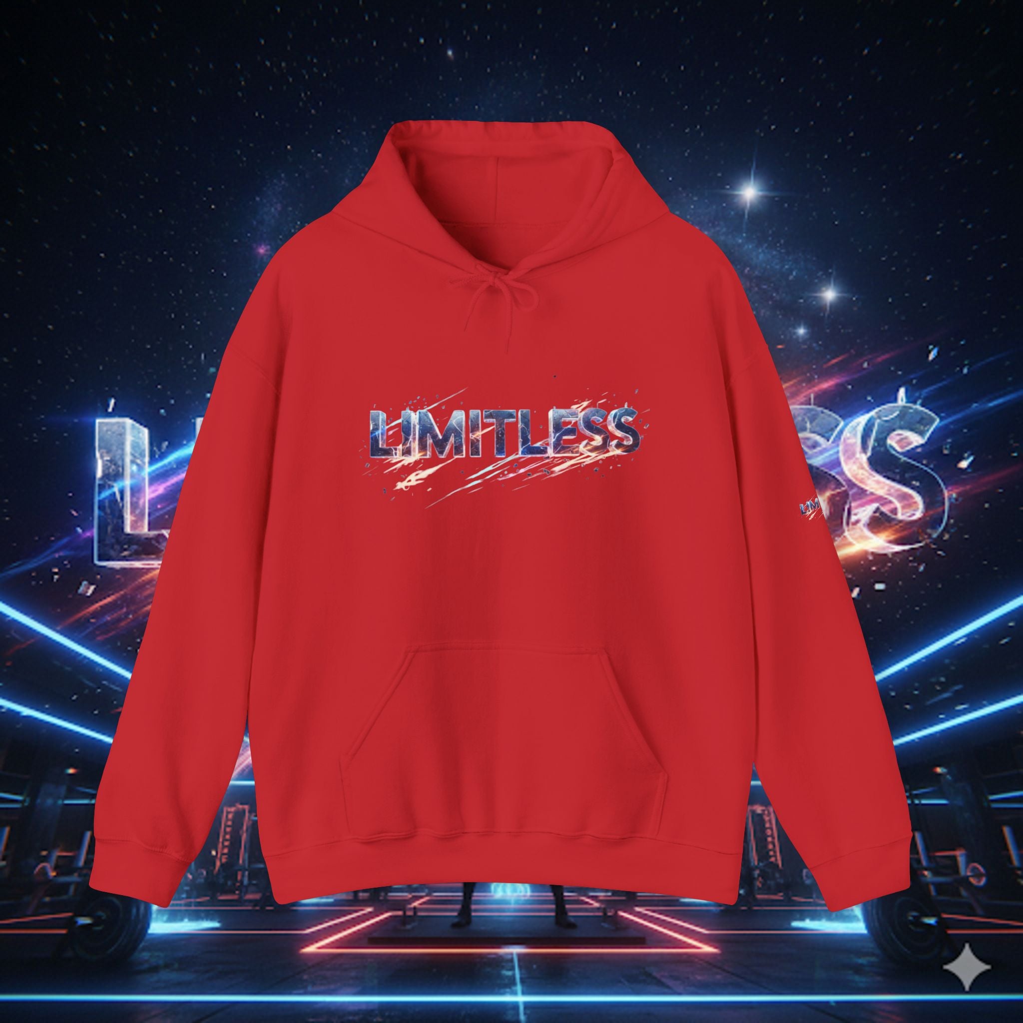 “Limitless” Unisex Hooded Sweatshirt