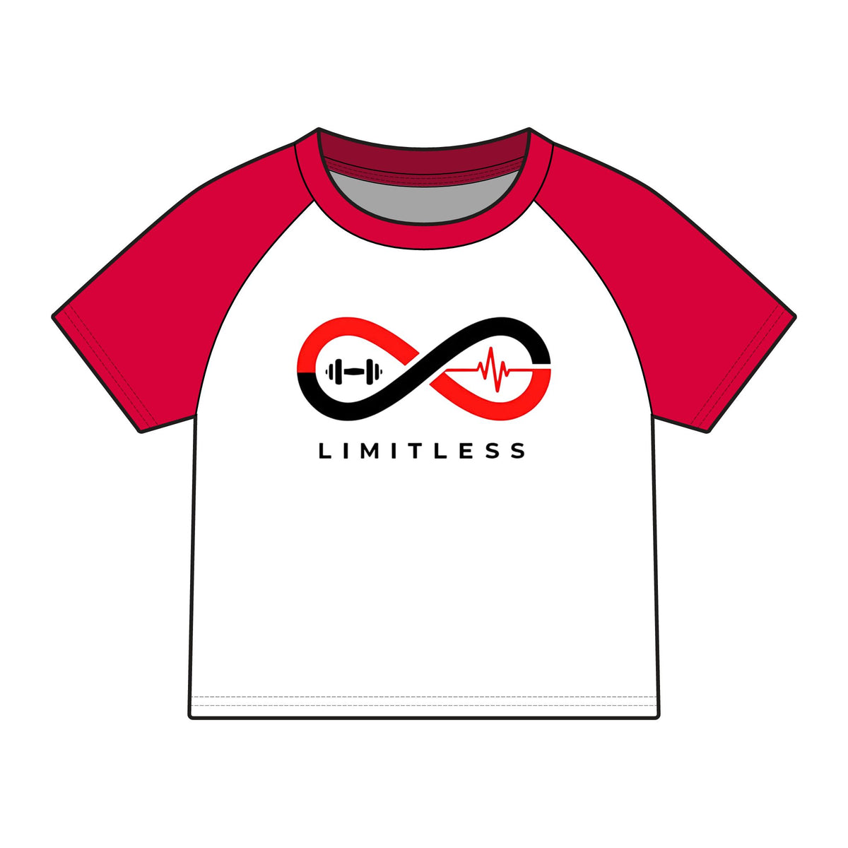 “Limitless” Women's Micro Rib Raglan Baby Tee