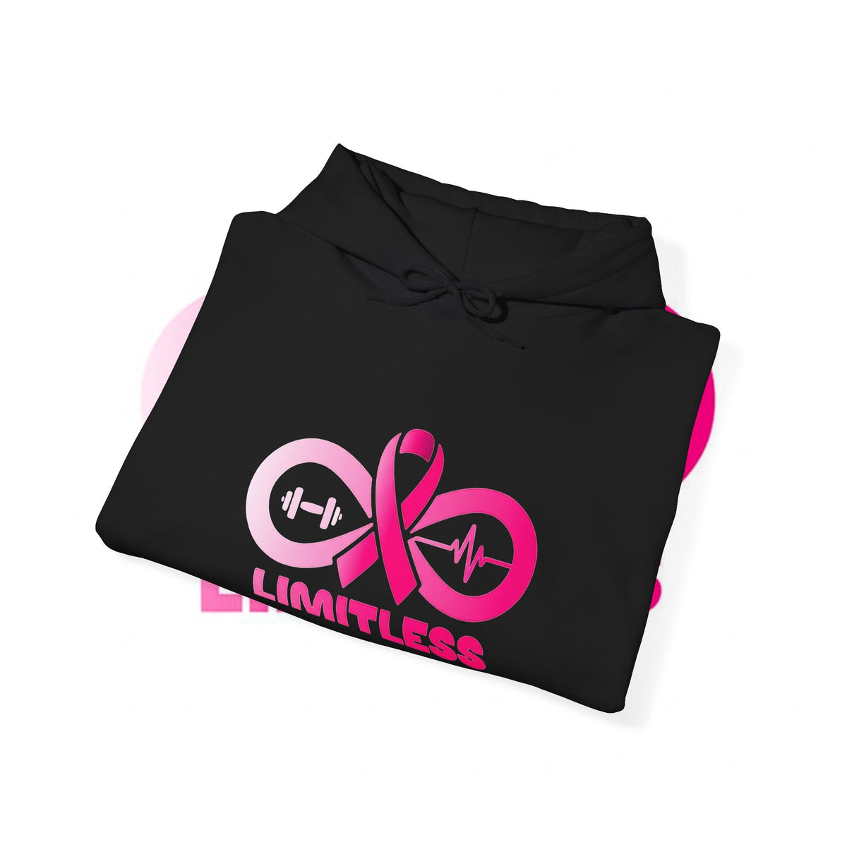 “Limitless” Breast Cancer Awareness Unisex Hooded Sweatshirt
