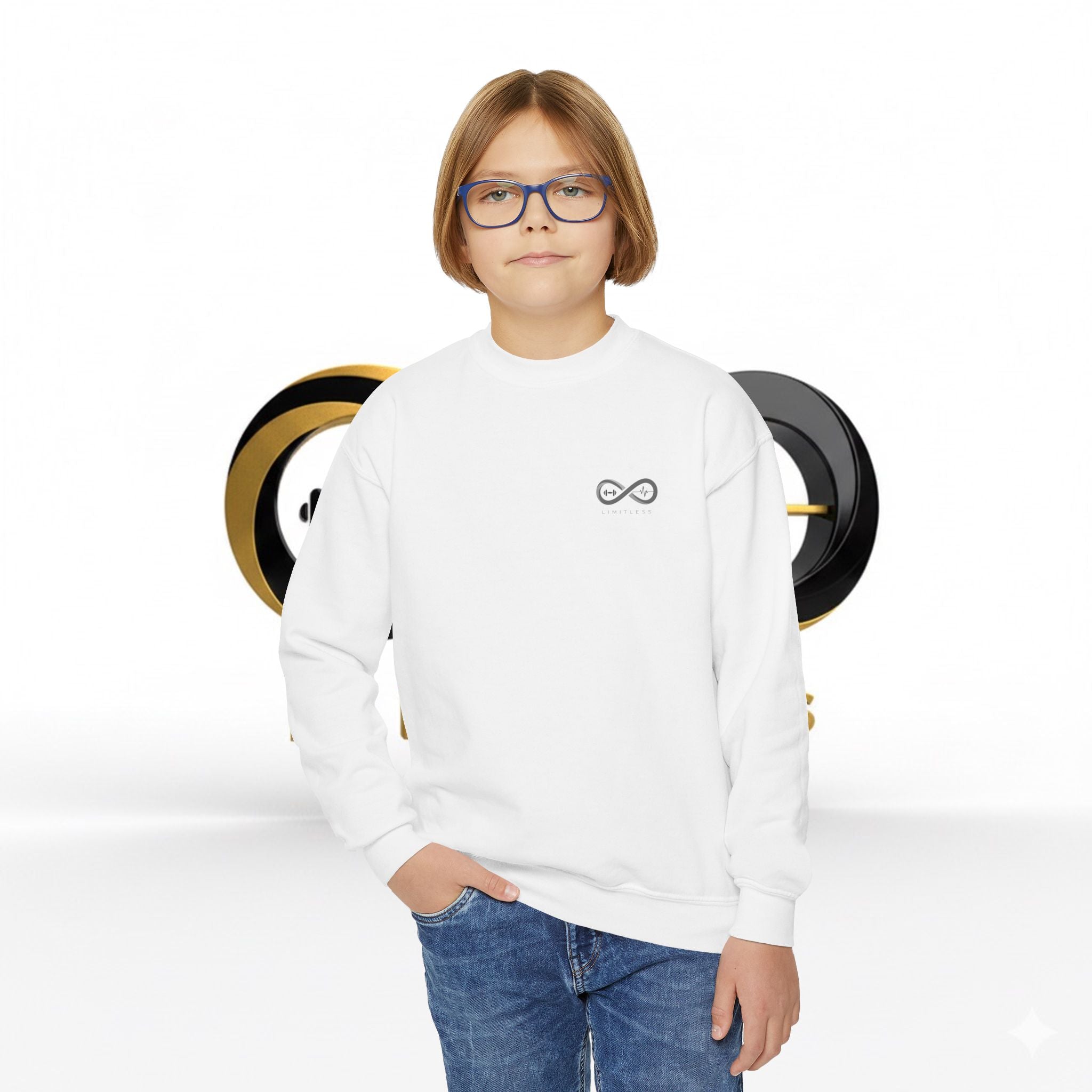 “Limitless” Youth Crewneck Sweatshirt