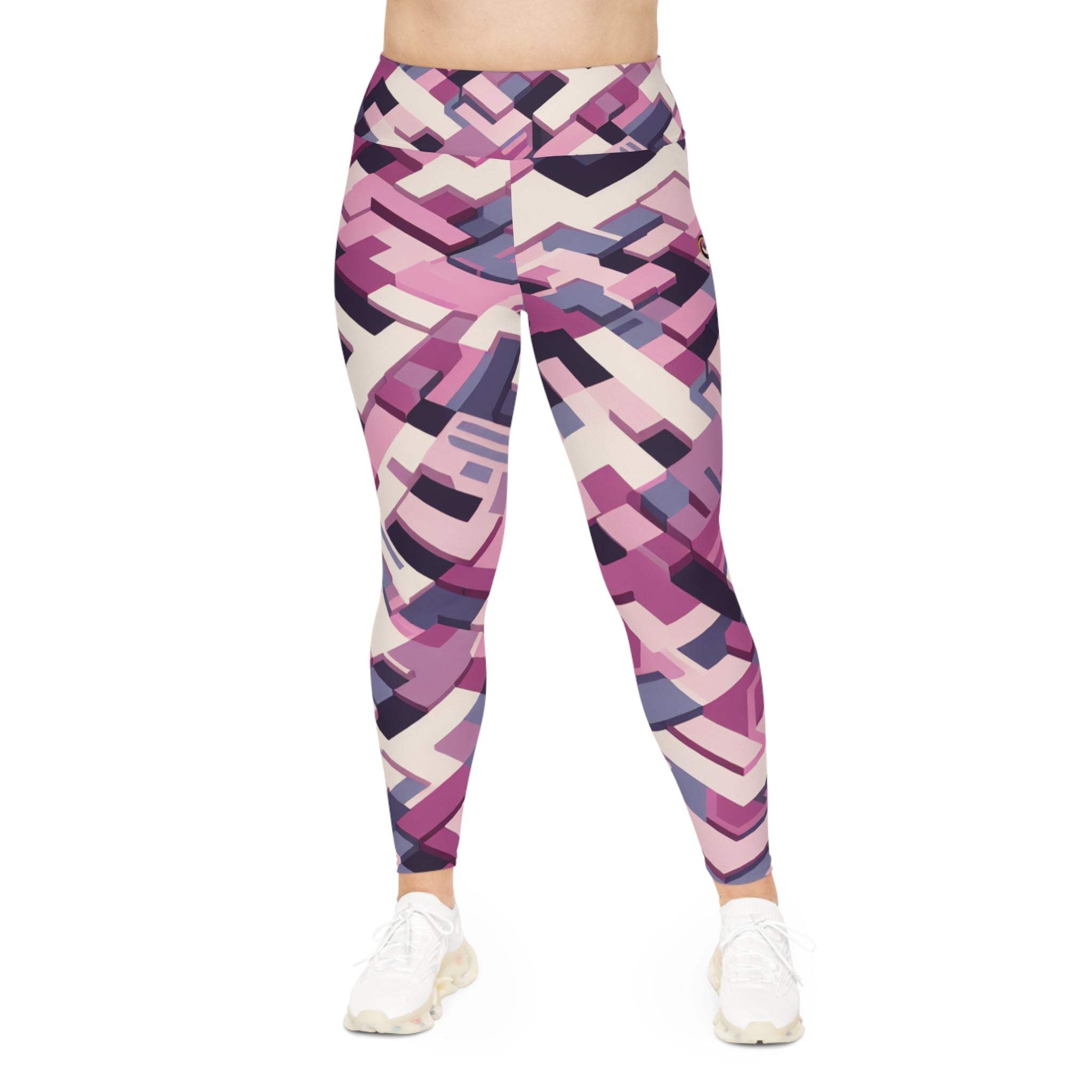 “Limitless” Digital More to Love Leggings (Pink)