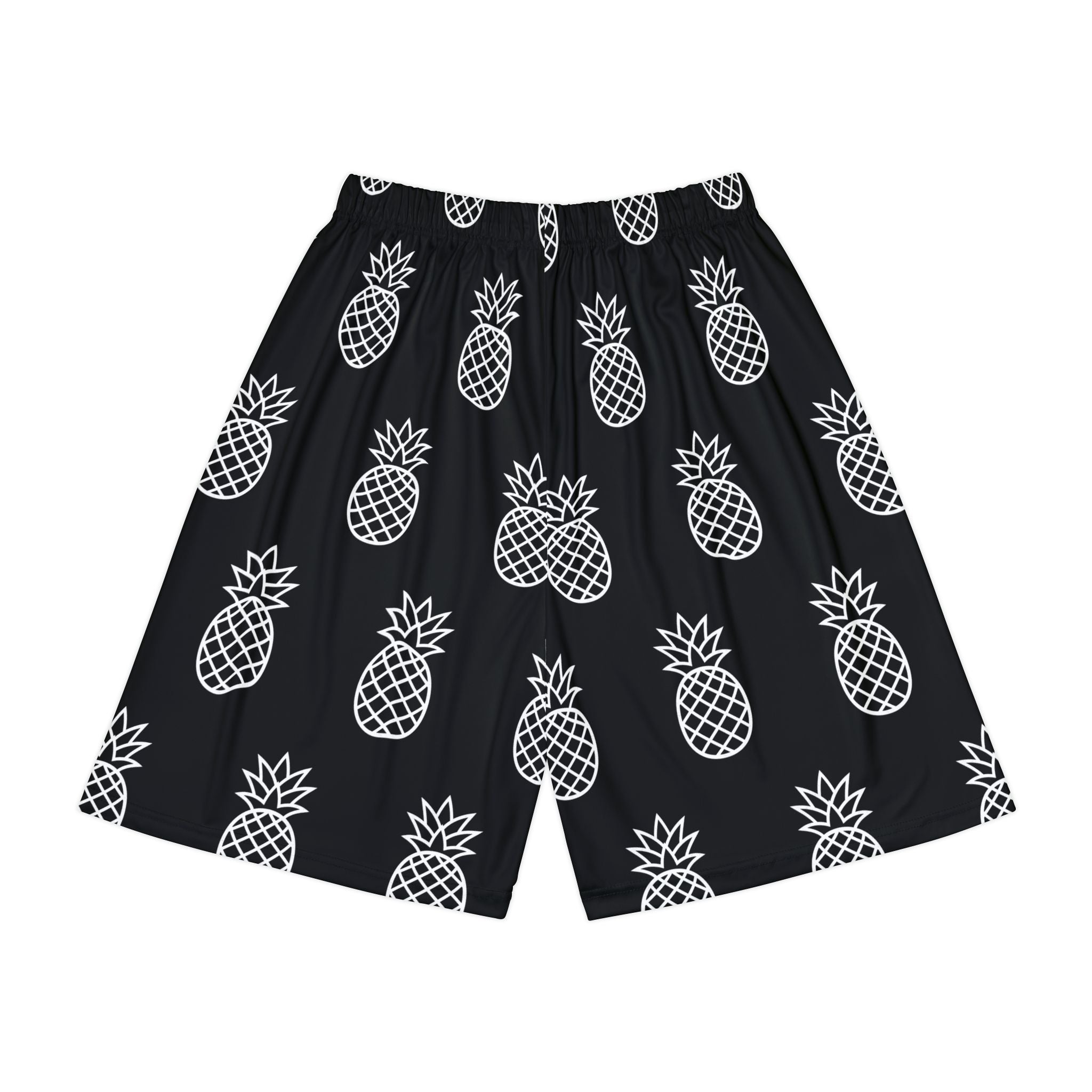 “Limitless” Pineapple Basketball Shorts (Black)